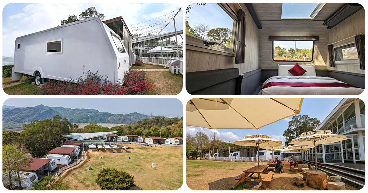 【自然風情景觀民宿】入住景觀星空露營車，享受3000坪超大草坪