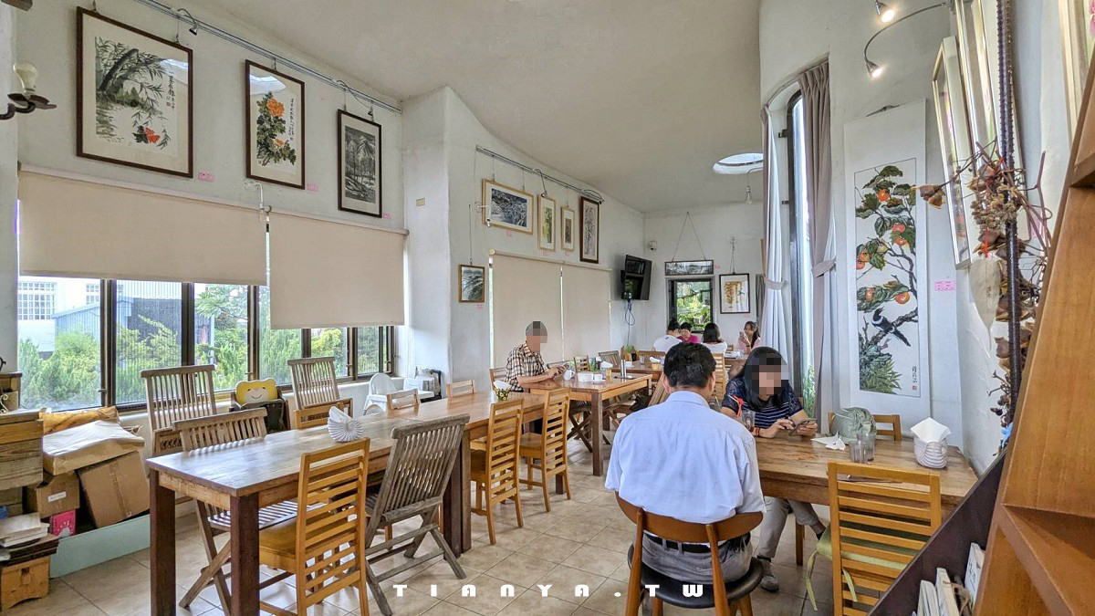 【彰化美食】綠海咖啡館｜田尾花園公路最高人氣的純白系希臘風花園餐廳，供應異國料理、下午茶和精品咖啡