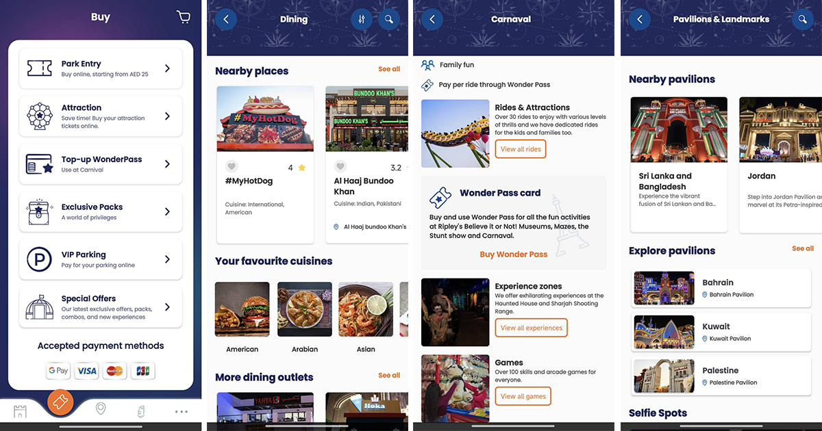 【杜拜地球村】冬季限定主題夜市，集結美食、購物、表演、遊樂設施，用一張門票環遊世界