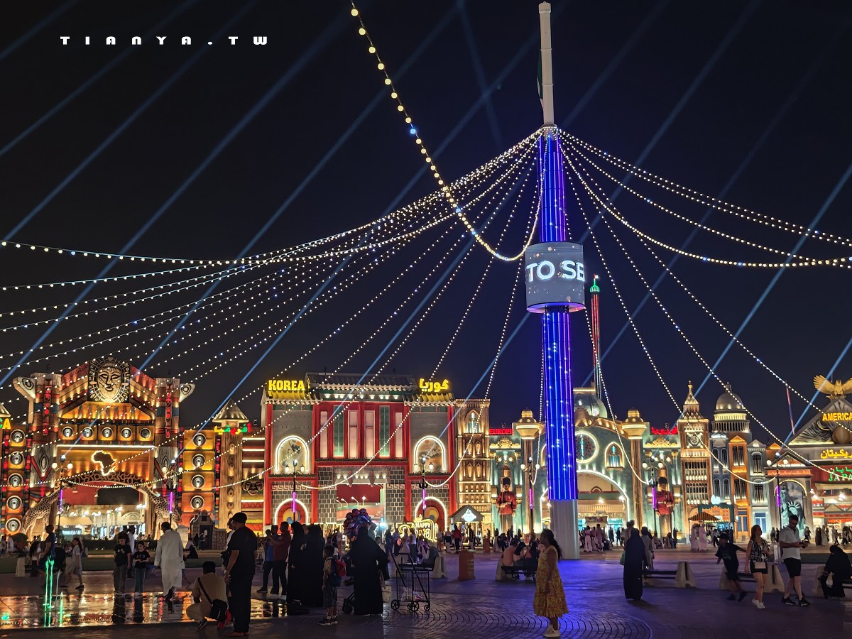 【杜拜地球村】冬季限定主題夜市，集結美食、購物、表演、遊樂設施，用一張門票環遊世界