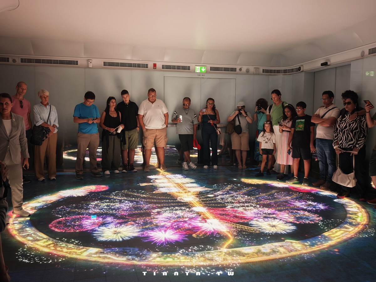 【棕櫚塔觀景台】360度環景高空眺望朱美拉棕櫚島無敵景觀，帆船酒店、波斯灣海景盡收眼底