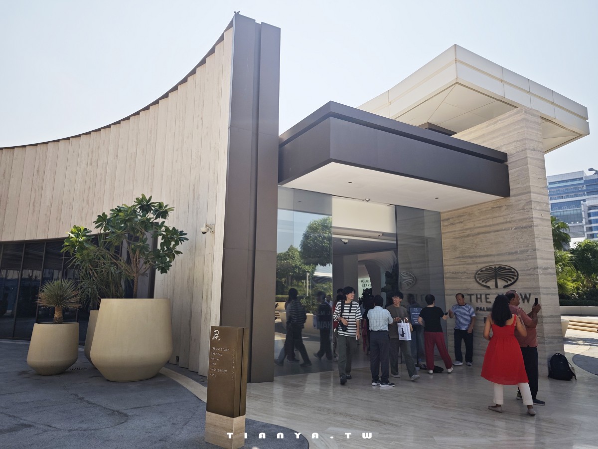 【棕櫚塔觀景台】360度環景高空眺望朱美拉棕櫚島無敵景觀，帆船酒店、波斯灣海景盡收眼底