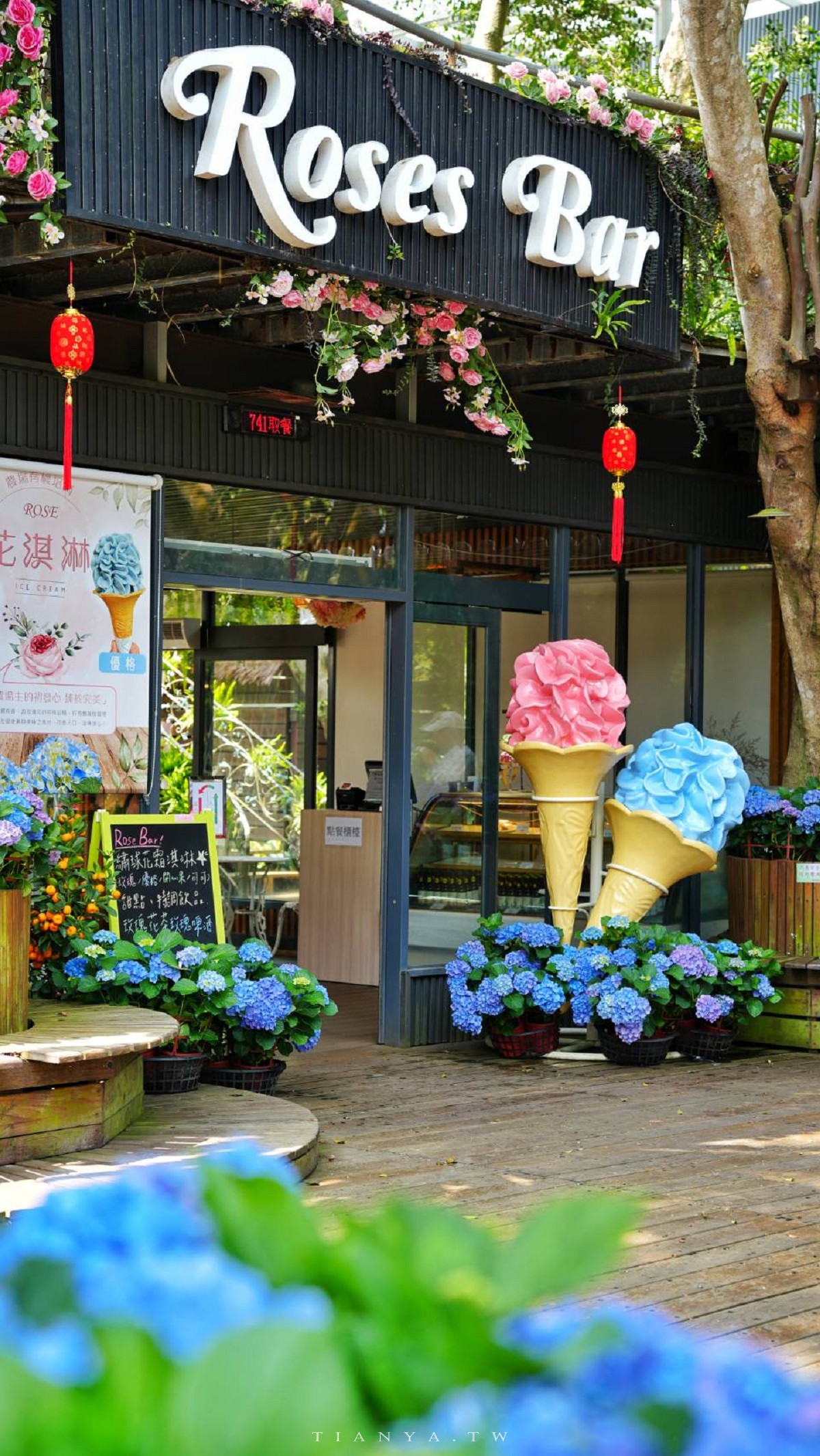 【花露農場】苗栗必訪賞花景點，繡球花季夢幻登場，2萬株花海搭配歐風造景，必嚐繡球花霜淇淋