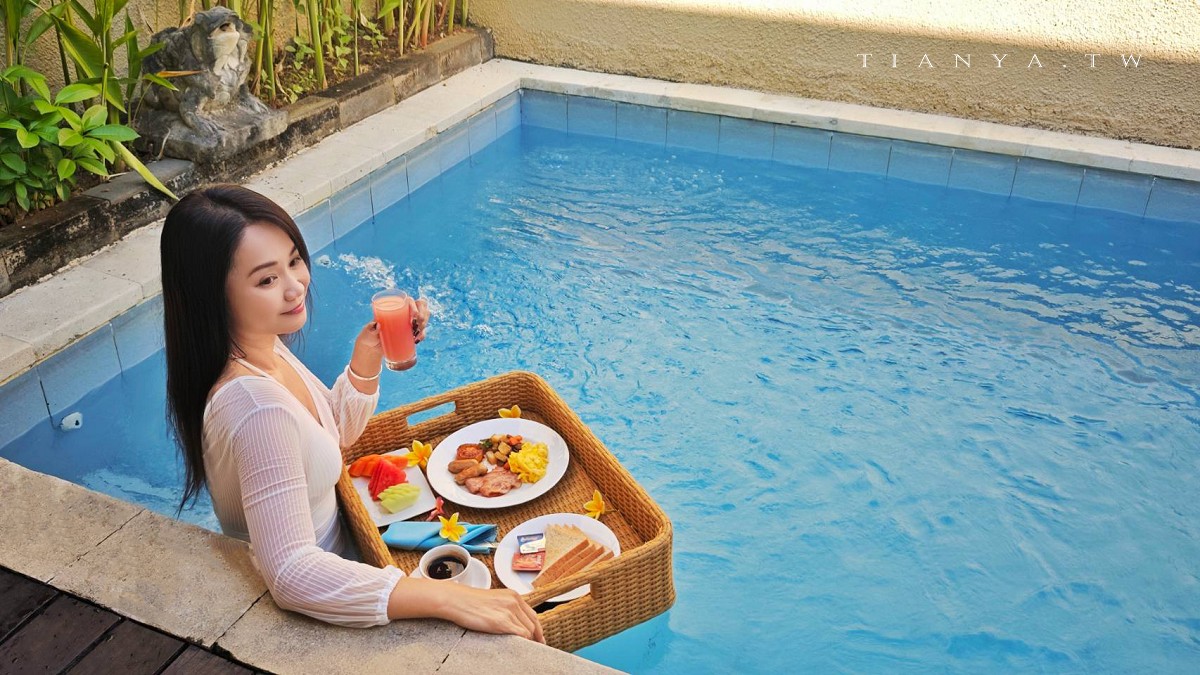 【Luxotic Private Villa & Resort】峇里島私人泳池 Villa 推薦，一泊二食、漂浮早餐、SPA完整開箱