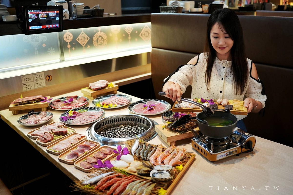 【燒肉道】全台首創軌道送餐吃到飽，789元起頂級海陸火烤兩吃大滿足，和牛、海鮮無限量供應