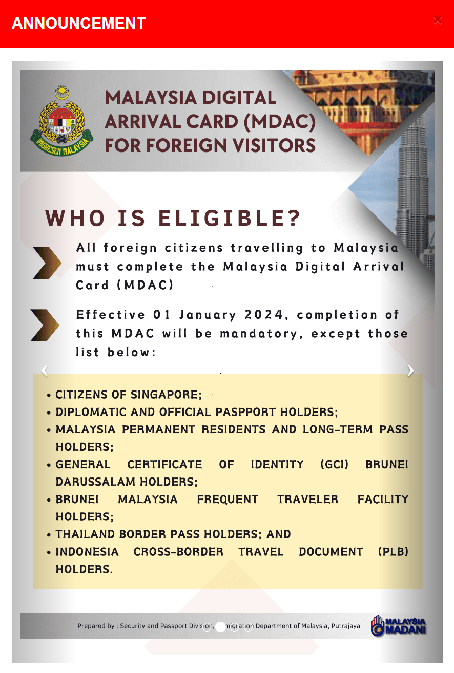 【馬來西亞行前準備】2024自動通關必備！馬來西亞電子入境卡（MDAC）詳細圖文教學懶人包，5分鐘搞定申請步驟